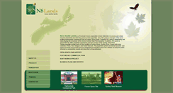 Desktop Screenshot of nslands.ca